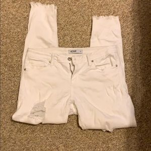 Just Black White Ripped Jeans